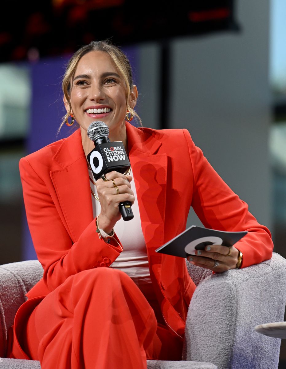 Melissa Ortiz speaks onstage during Global Citizen NOW at Spring Studios on April 30, 2025 in New York City. (Photo by Noam Galai/Getty Images for Global Citizen)