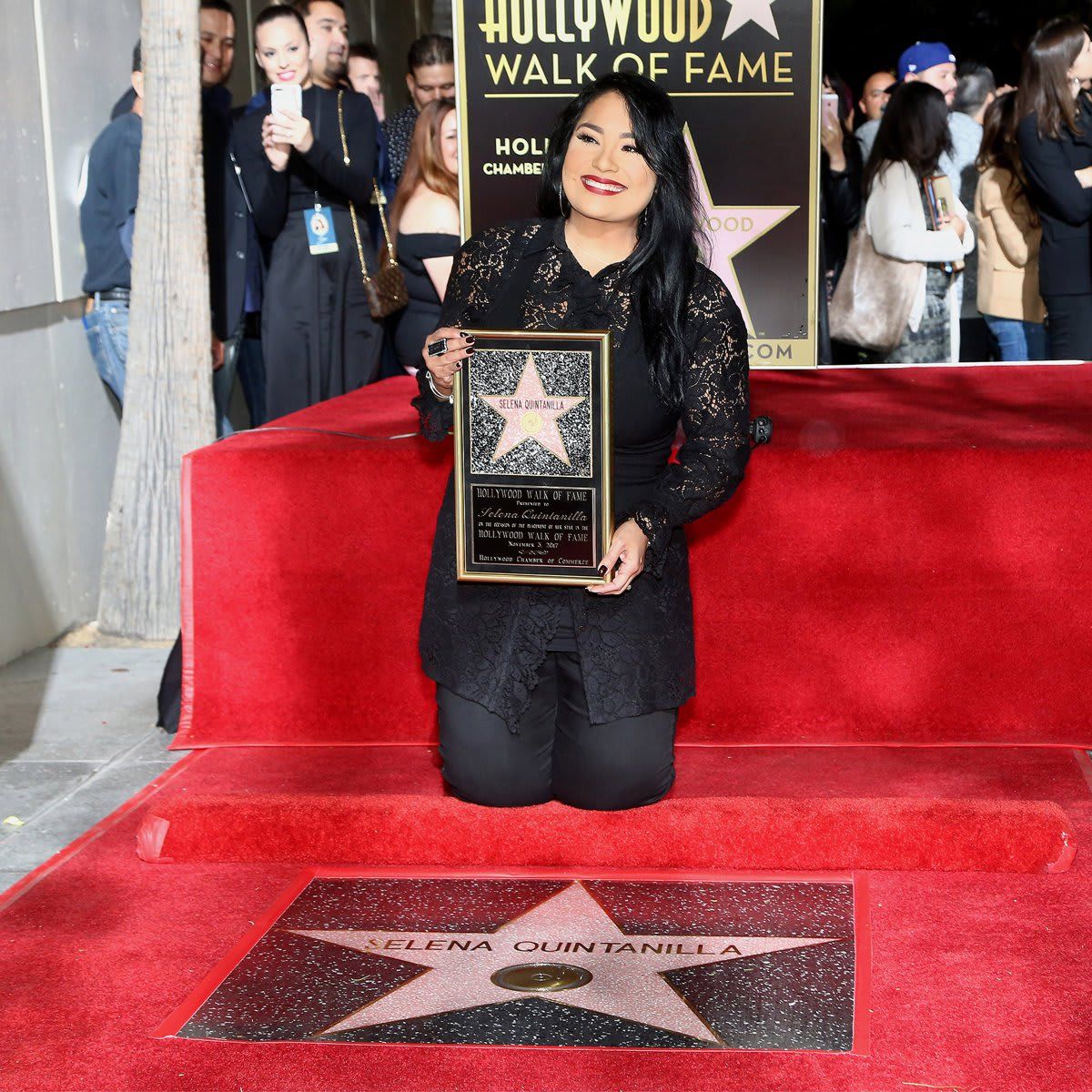 Selena Quintanilla Honored Posthumously With Star On The Hollywood Walk Of Fame