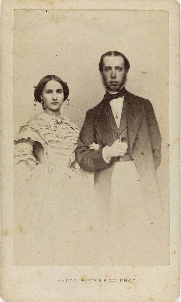 Princess Charlotte of Belgium and Archduke Maximilian of Austria before they became Emperor and Empress of Mexico.
