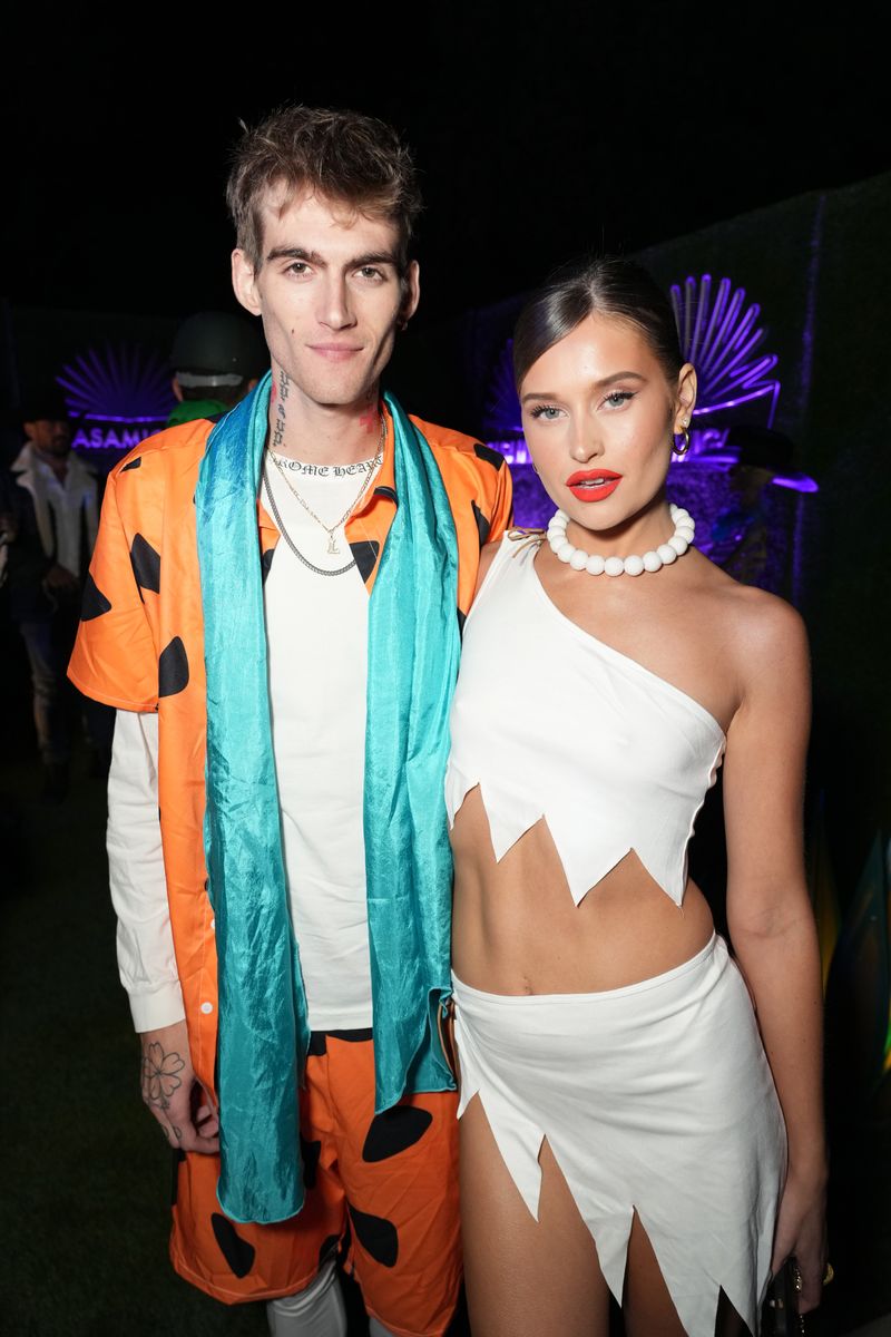 The couple went to the Casamigos Halloween party together 