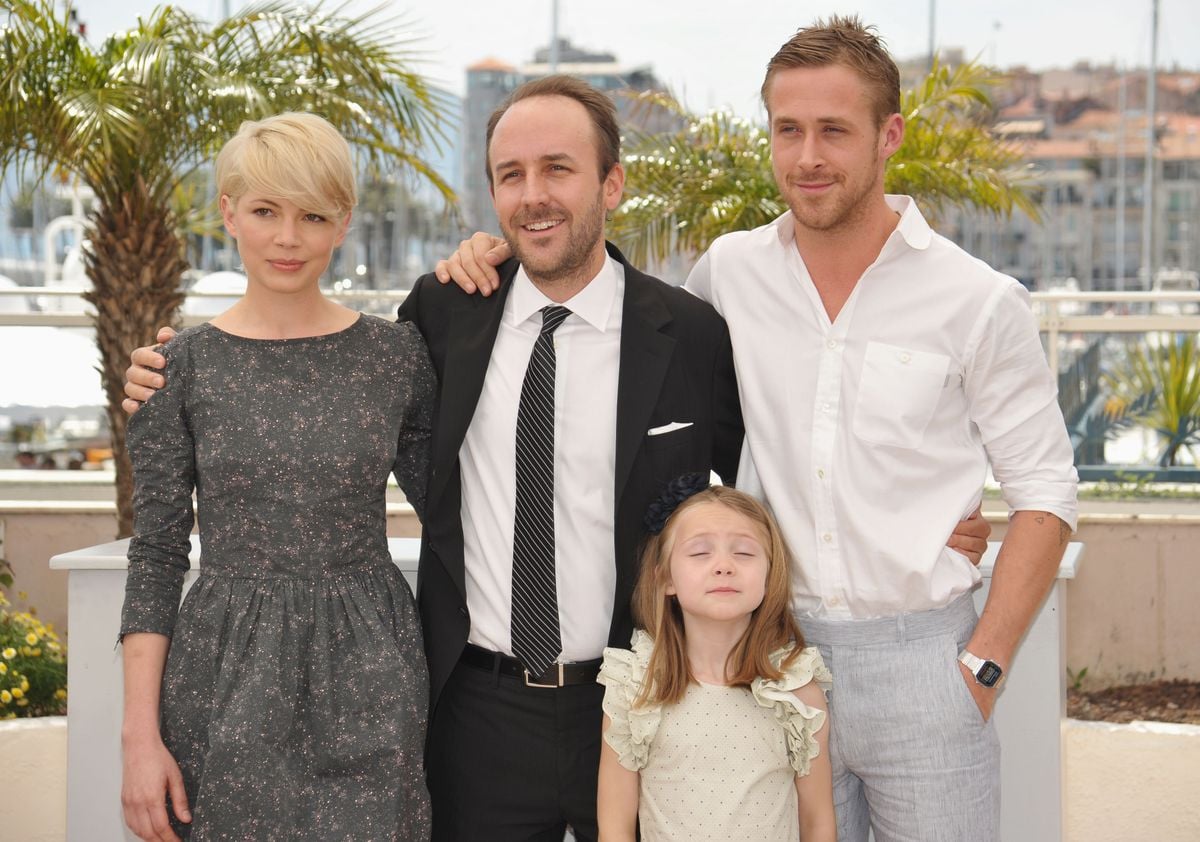 Michelle Williams, director Derek Cianfrance, Faith Wladyka and Ryan Gosling attend the 'Blue Valentine' Photo Call at Cannes Film Festival 