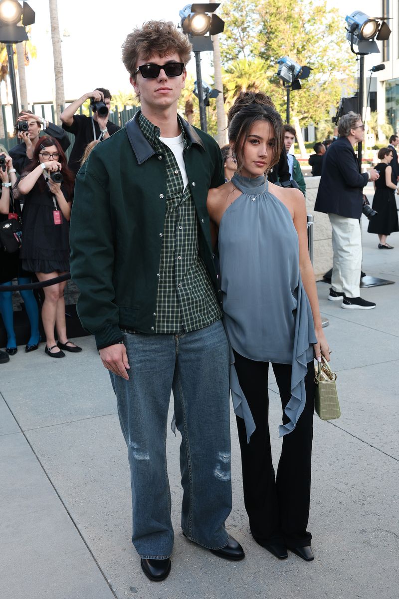 LOS ANGELES, CALIFORNIA - MAY 13:  Jayden James Federline (L) attends the 2027 Dior Cruise Show at Los Angeles County Museum of Art on May 13, 2026 in Los Angeles, California. (Photo by Monica Schipper/WireImage)