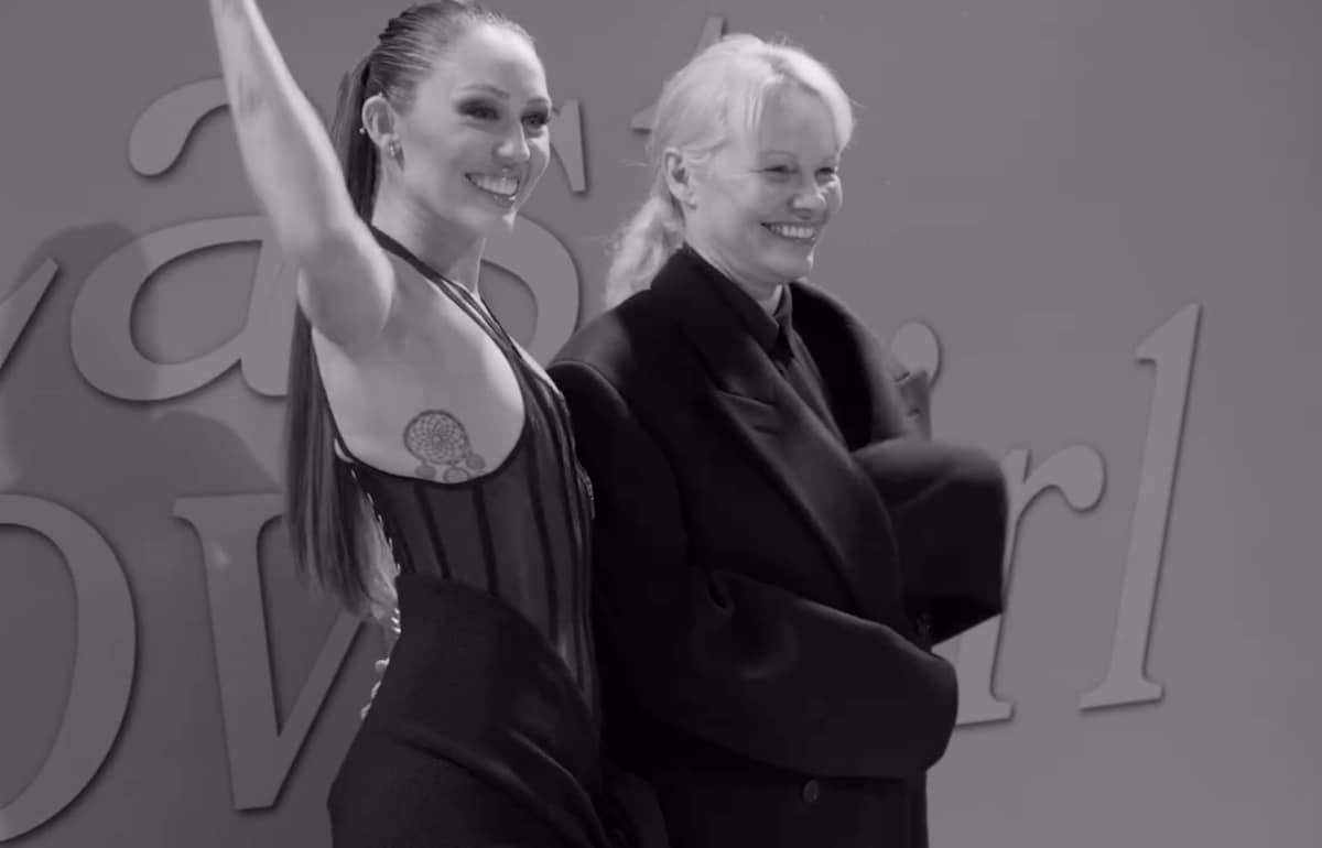 Miley Cyrus y Pamela Anderson