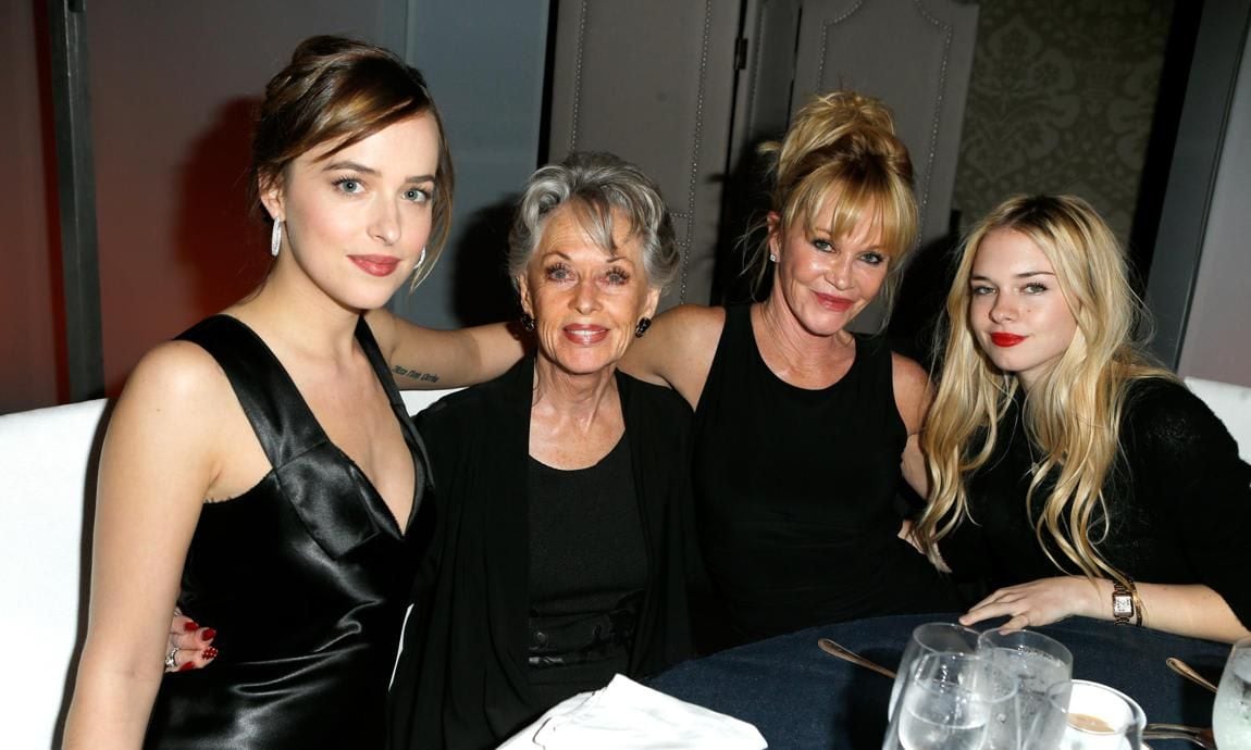 Dakota Johnson, Tippi Hedren, Melanie Griffith and Stella Banderas