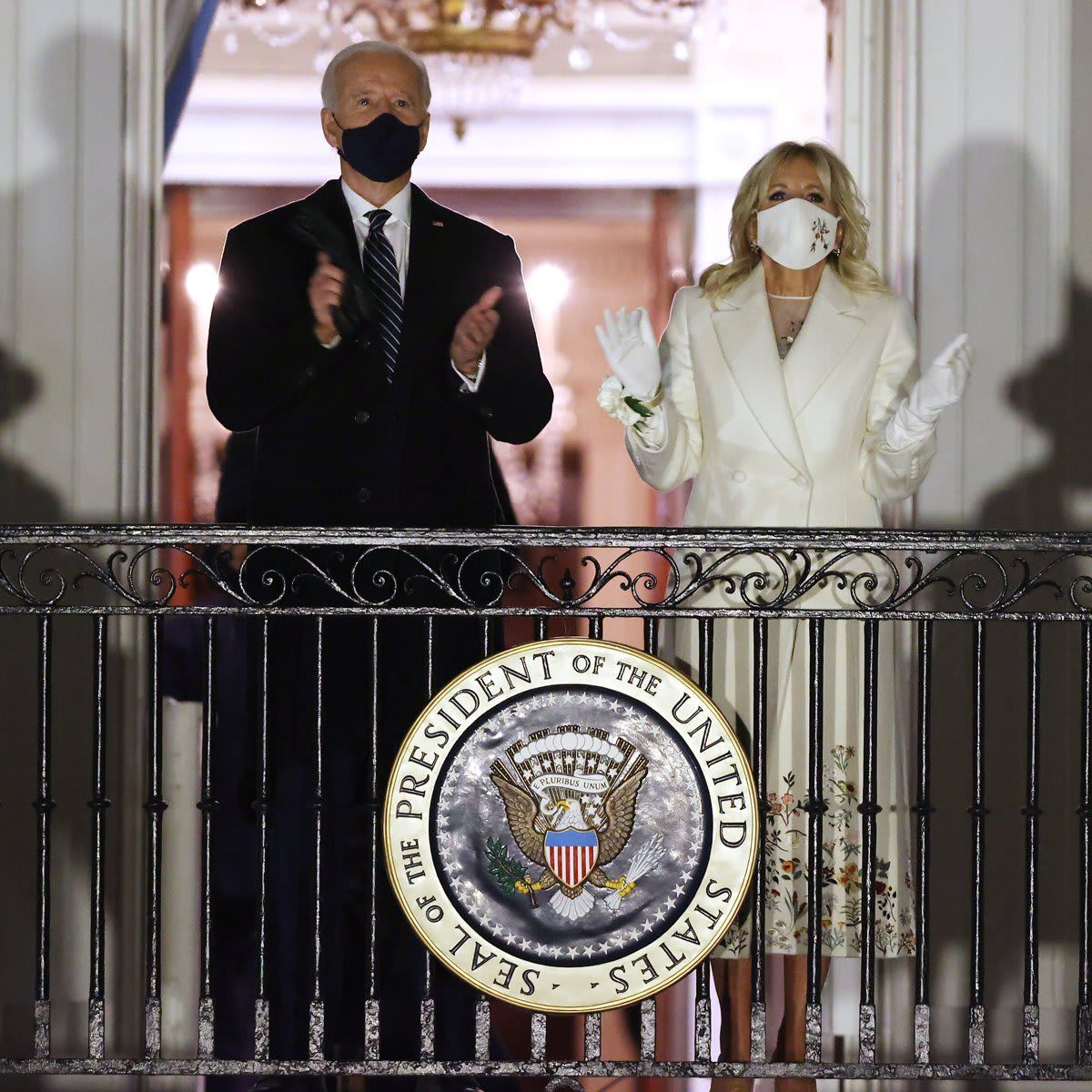 President Joe Biden gave his wife the corsage