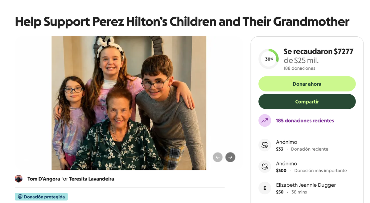 Perez Hilton’s friends are stepping in to support his family as the celebrity blogger continues receiving residential mental health treatment.