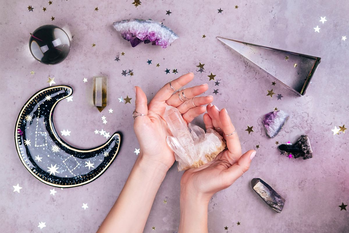 Charge your crystals under the full moon