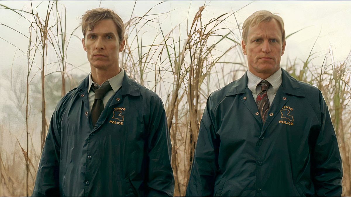 Matthew and Woody Harrelson in True Detective