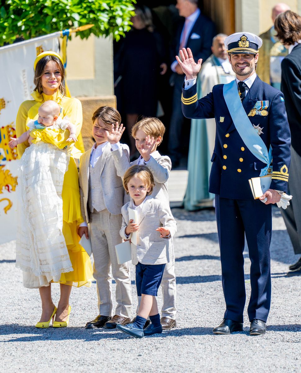 Christening Princess Ines of Sweden, Stockholm, Sweden - 13 Jun 2025