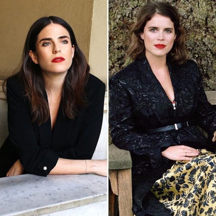 Princess Eugenie and Karla Souza doppelgängers