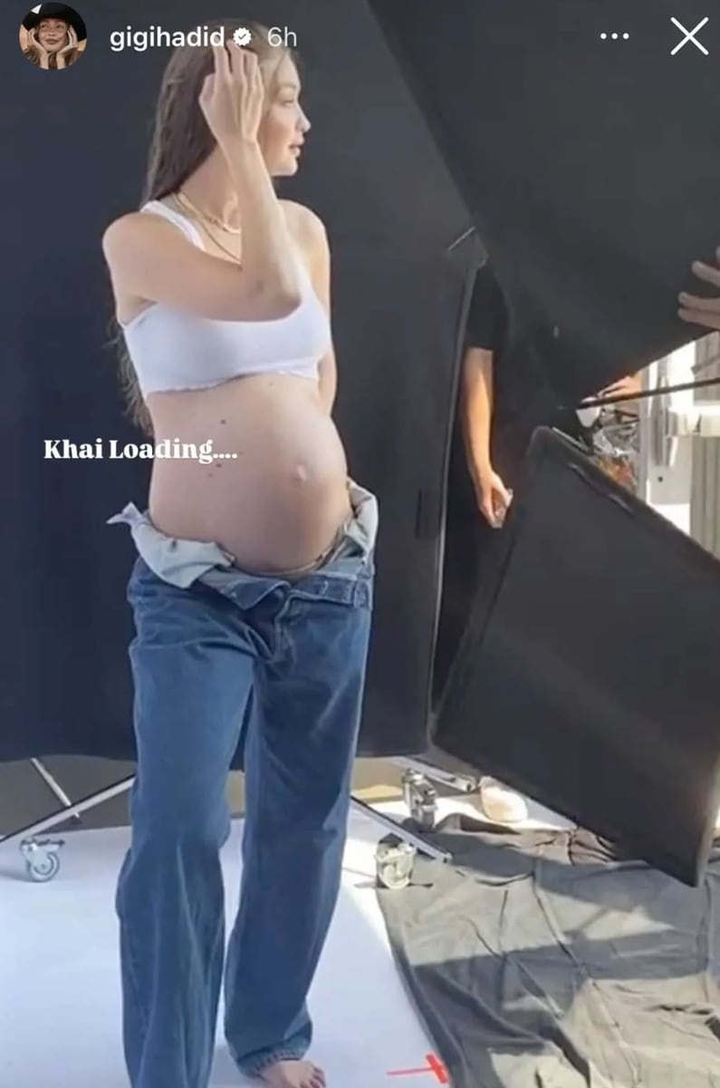 Gigi Hadid pregnant with her daughter Khai