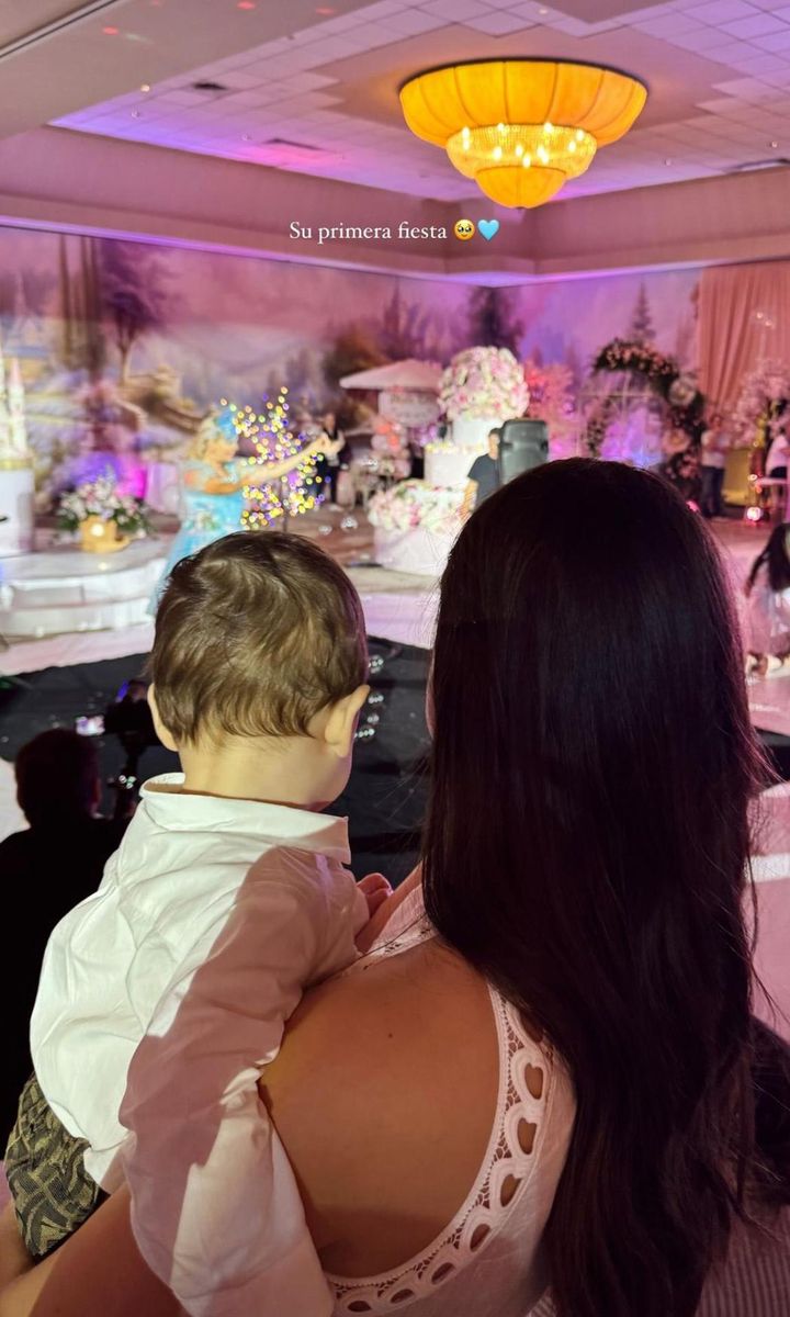 Nadia Ferreira and her baby Marquitos