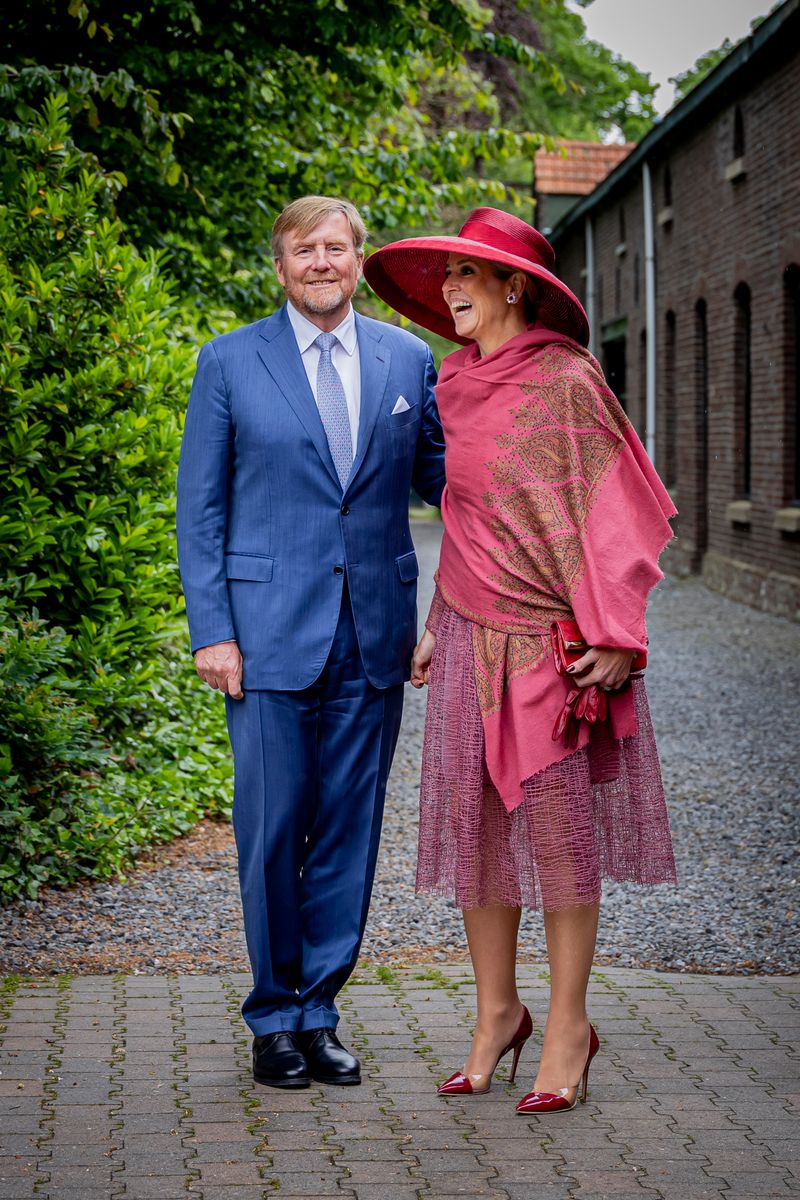 Queen Máxima during her visit to Limburg, where she shared a rare personal moment.