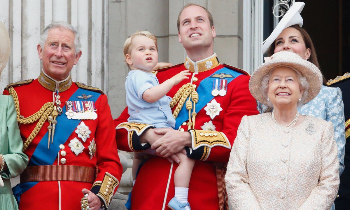 Prince Charles and Queen Elizabeth wished Prince George a happy birthday on July 22