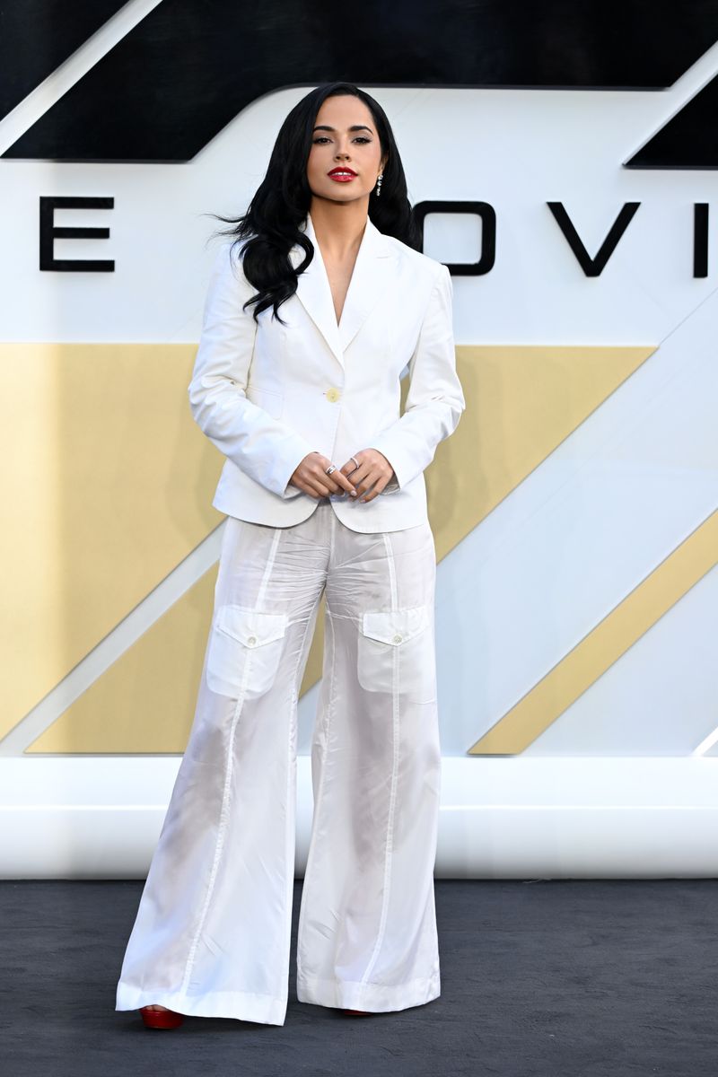 Becky G attends the European Premiere of F1 Â® The Movie at Cineworld, Leicester Square on June 23, 2025 in London, England.  (Photo by Jeff Spicer/Getty Images for Warner Bros. Pictures)