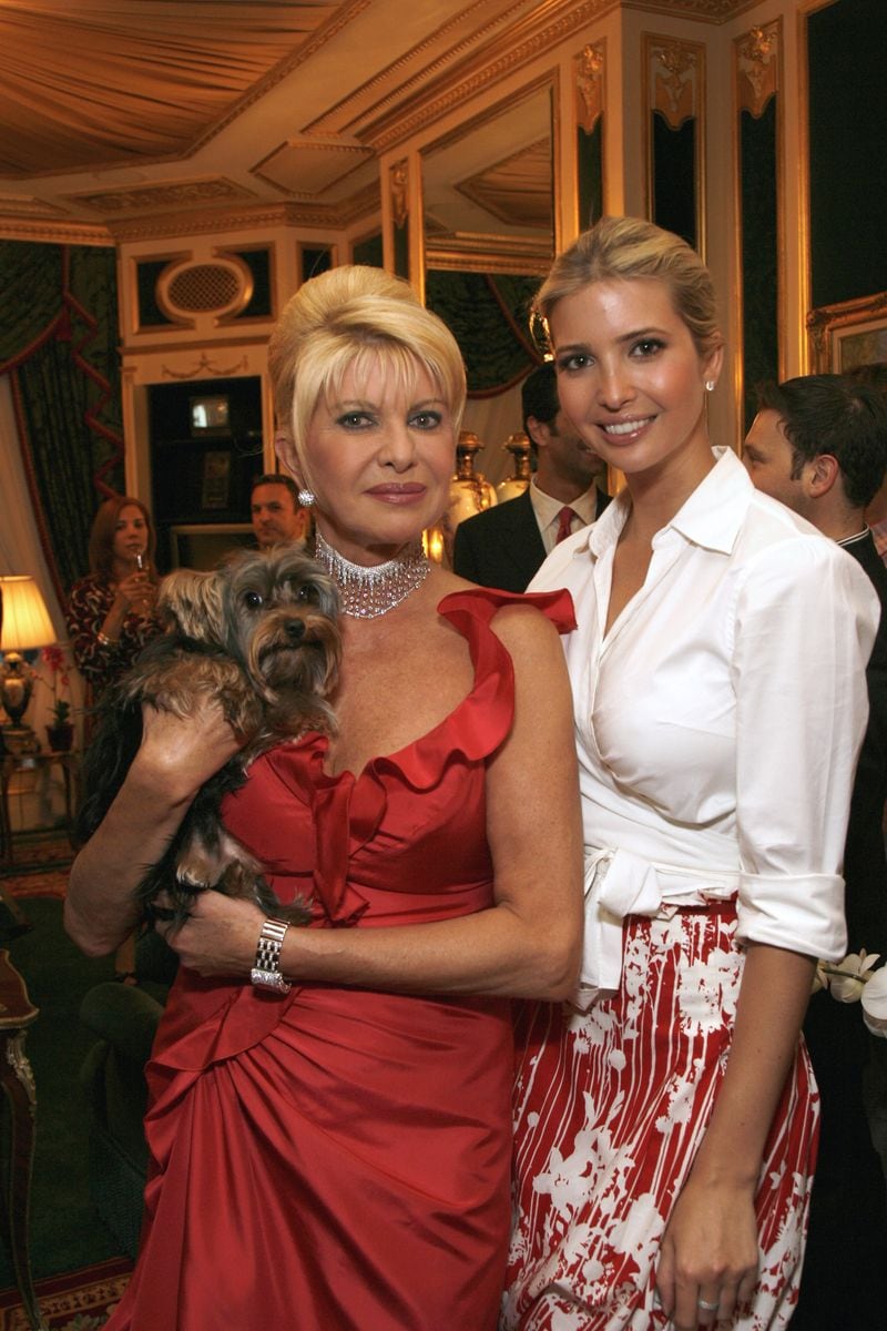 Ivana Trump, Tiger, and Ivanka Trump 