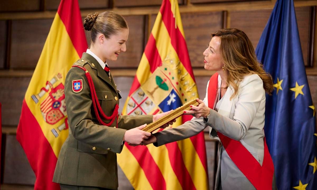 The Spanish Princess received the title of "Adoptive Daughter of Zaragoza" on May 21, 2024