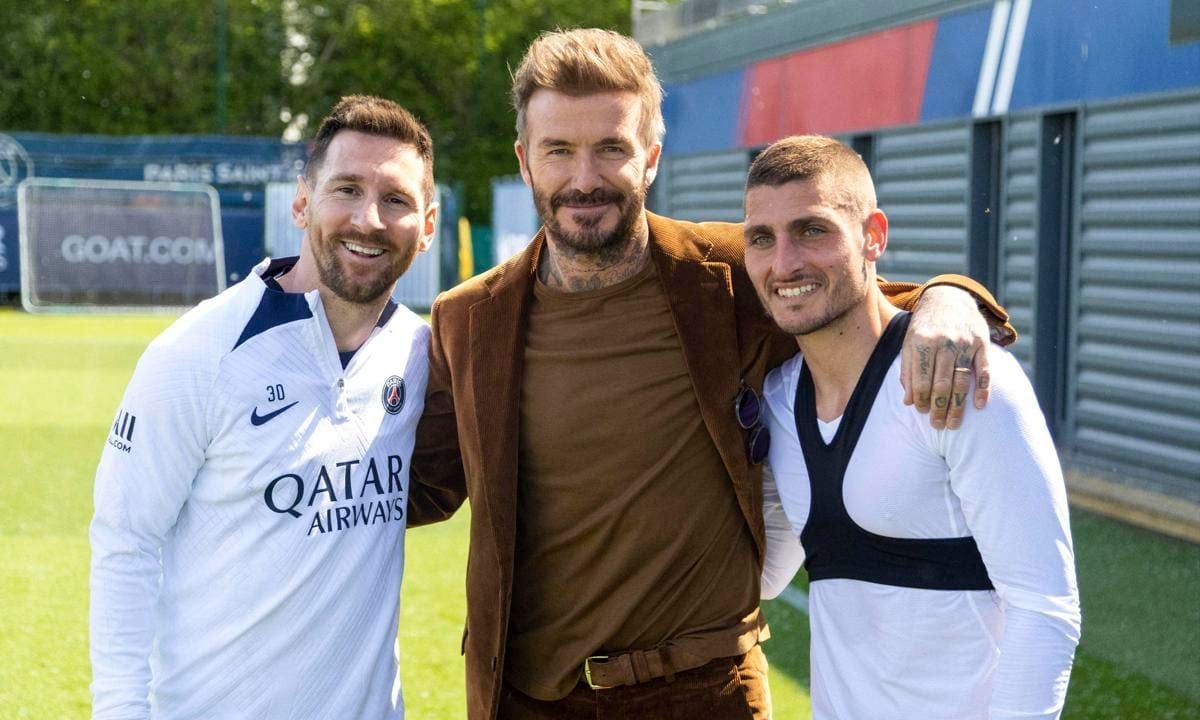 David Beckham visits PSG