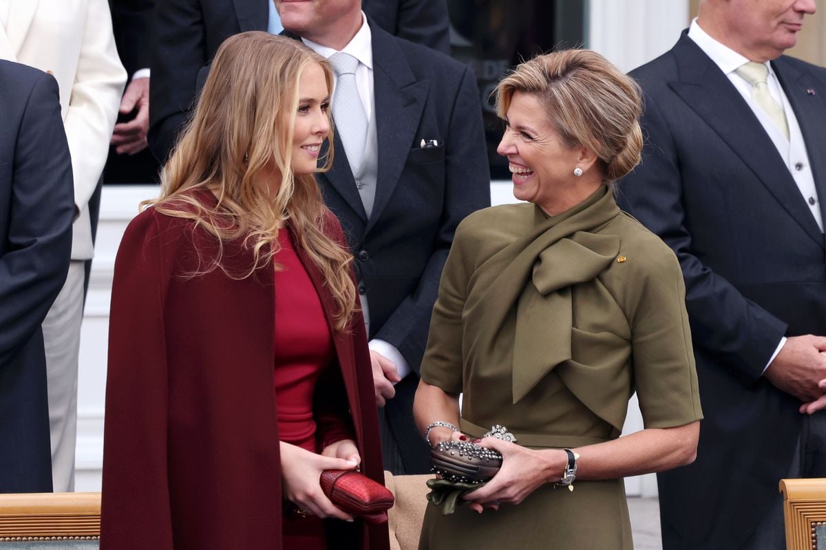  Princess Catharina-Amalia of the Netherlands and Queen Maxima of the Netherlands.
