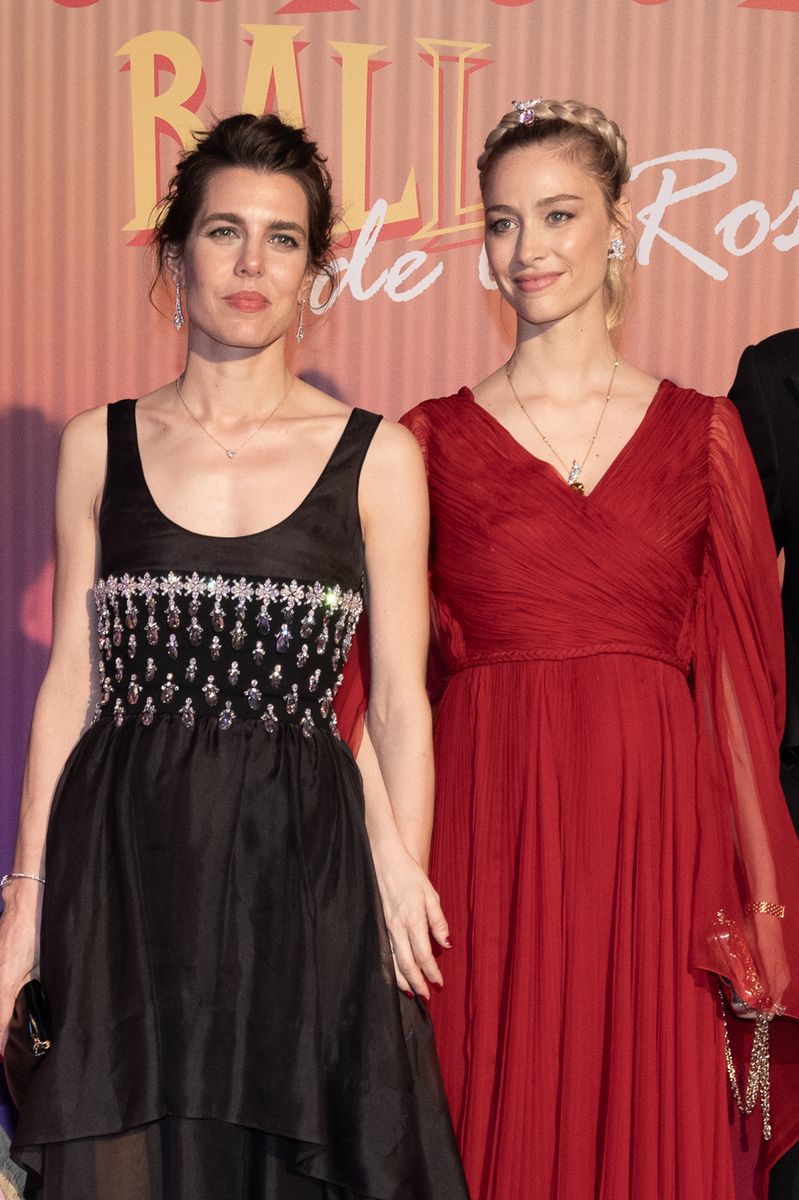 Charlotte Casiraghi and Beatrice Borromeo attend the Rose Ball 2025 