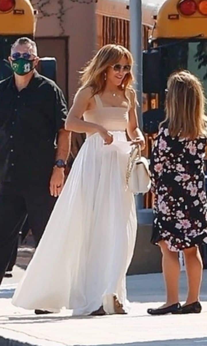 Jennifer Lopez Looks Ethereal In A Romantic Flowing Skirt As She Steps Out In LA