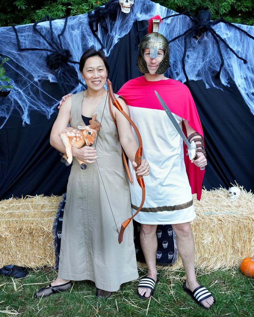 Mark and his wife Priscilla  