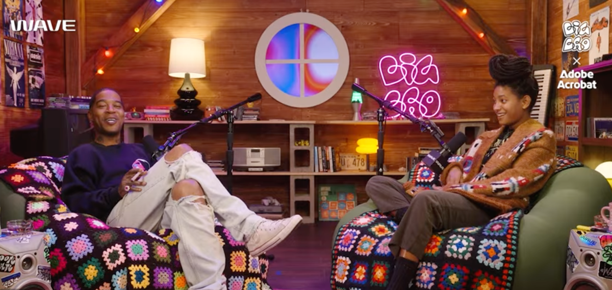 Willow Smith opens up to Kid Cudi about meeting him at age nine, becoming his collaborator and finding her own voice after growing up in Hollywood.