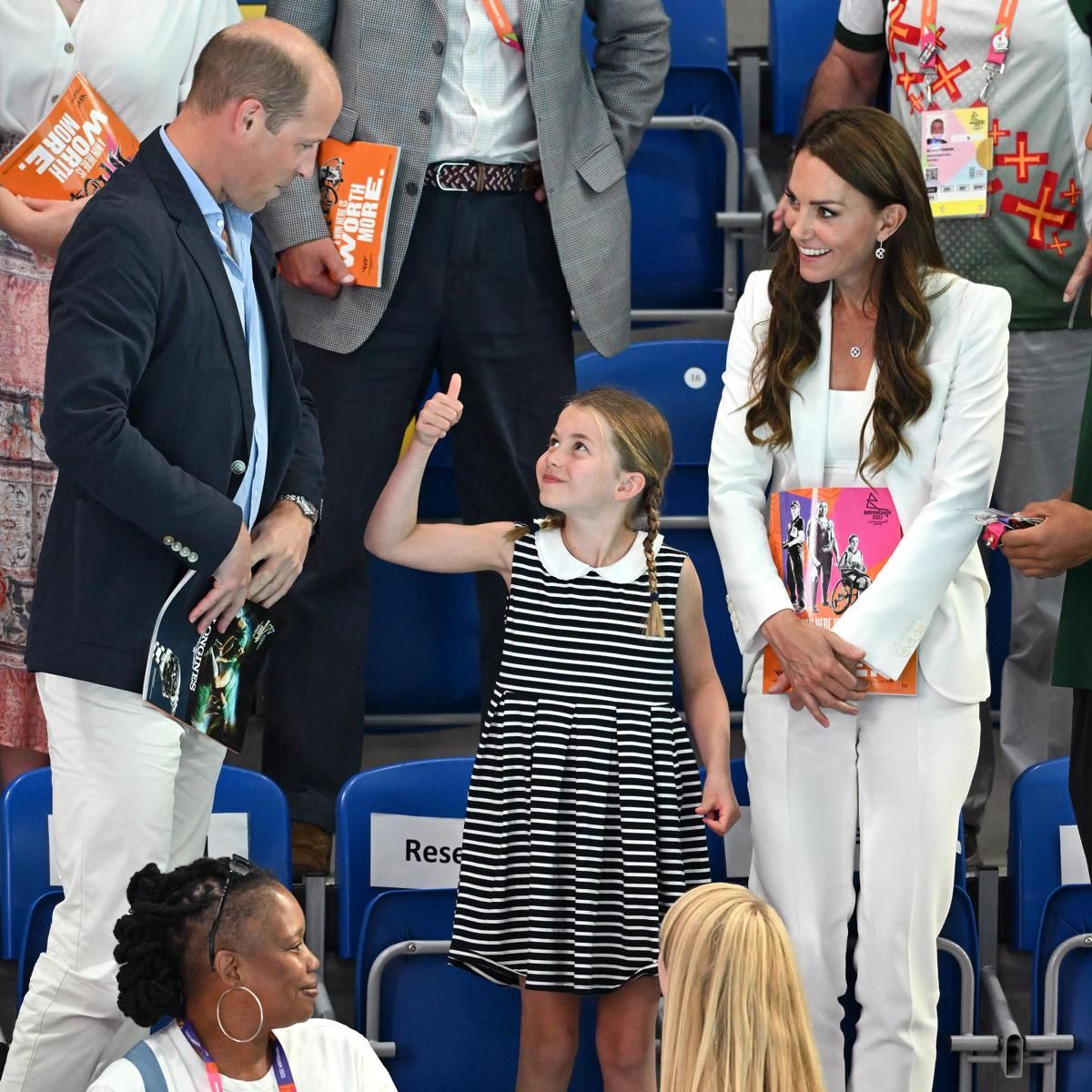 Princess Charlotte attended the 2022 Commonwealth Games on Aug. 2 with her mom and dad