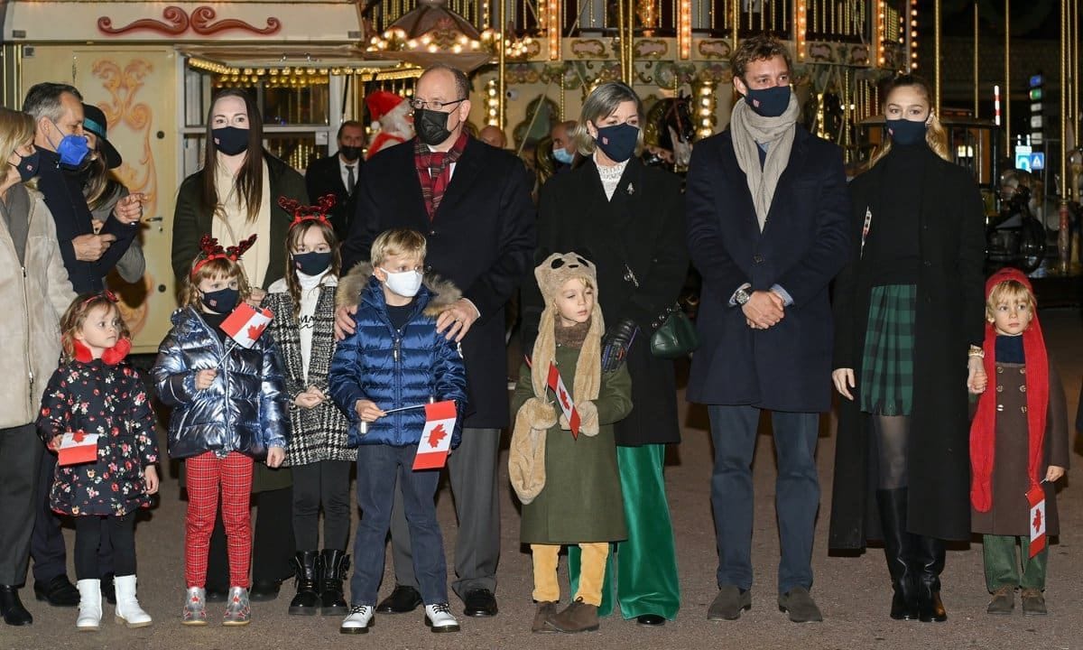 Beatrice Borromeo and Pierre Casiraghi’s sons stepped out for the family outing on Dec. 3