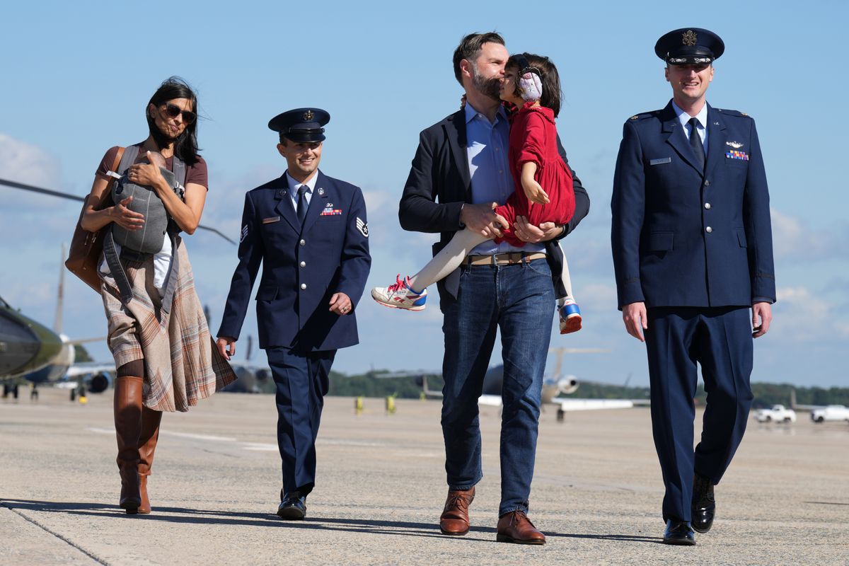 Vance is traveling to Alaska to campaign in the run-up to the midterm elections on November 3.