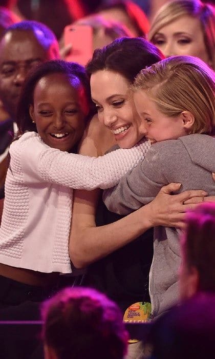 Nothing like receiving a sweet embrace from your kids.
Photo: Getty Images