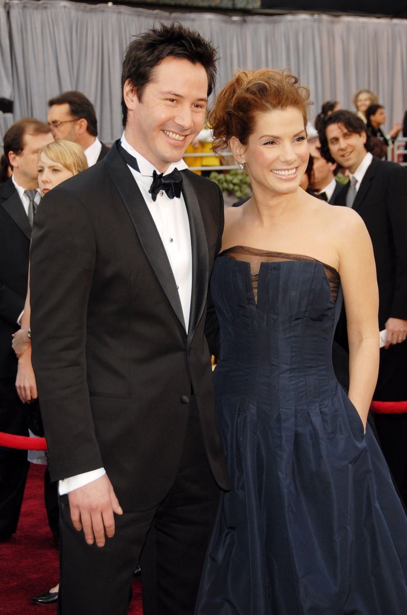 Keanu Reeves and Sandra Bullock 