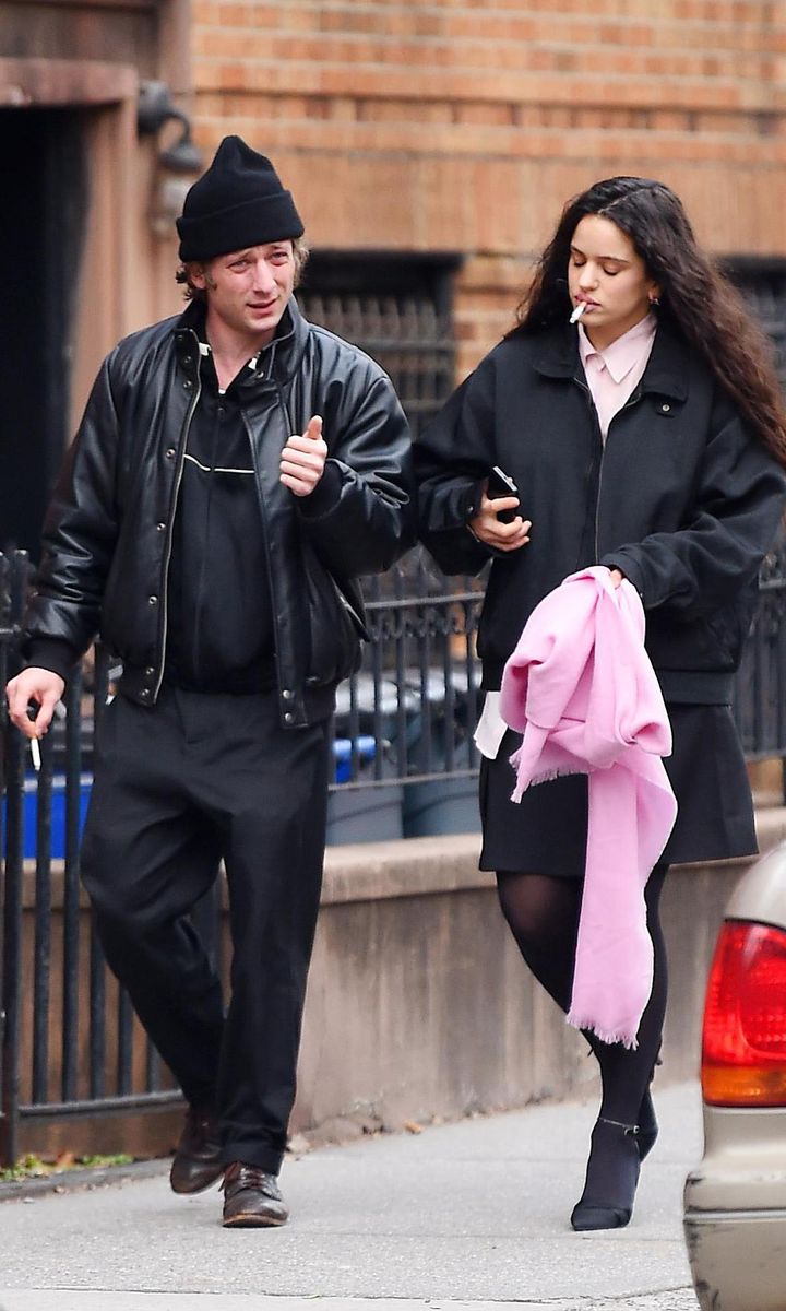 Jeremy Allen White and Rosalia