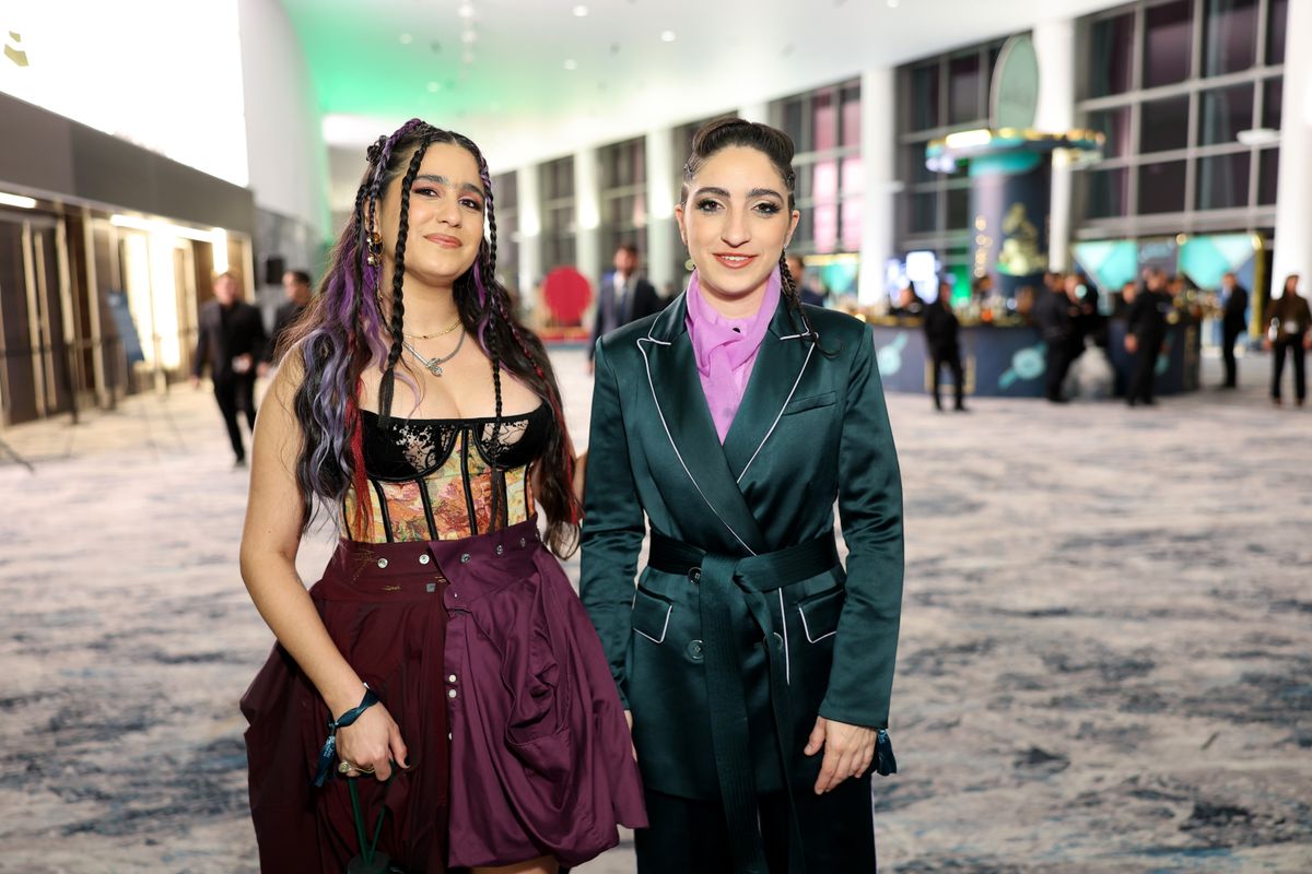 Gemeny Hernandez and Emily Estefan at the 2024 Latin Recording Academy Person of The Year Honoring Carlos Vives