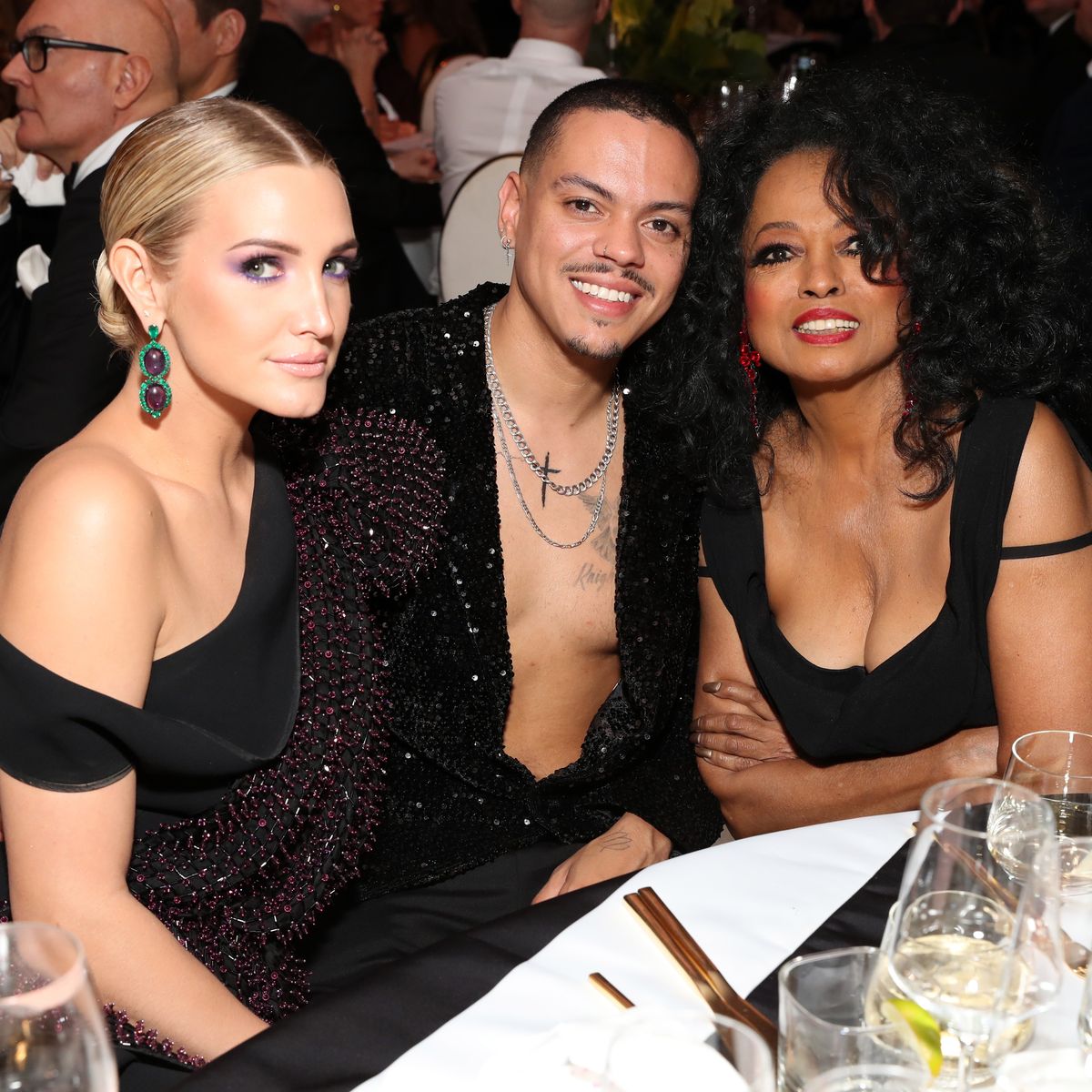 Ashlee Simpson doesn’t just have a music icon as a mother-in-law, she has a true supporter in Diana Ross. 
