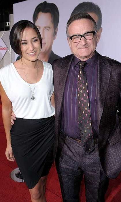 Zelda and her dad Robin in 2009