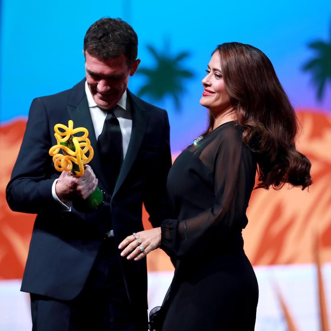 Salma Hayek and Antonio Banderas