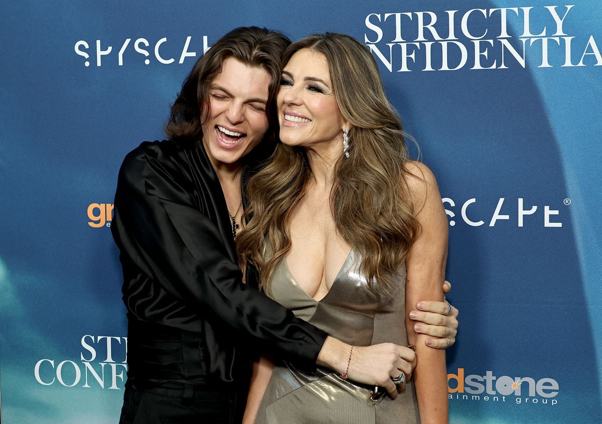  Damian Hurley and Elizabeth Hurley 