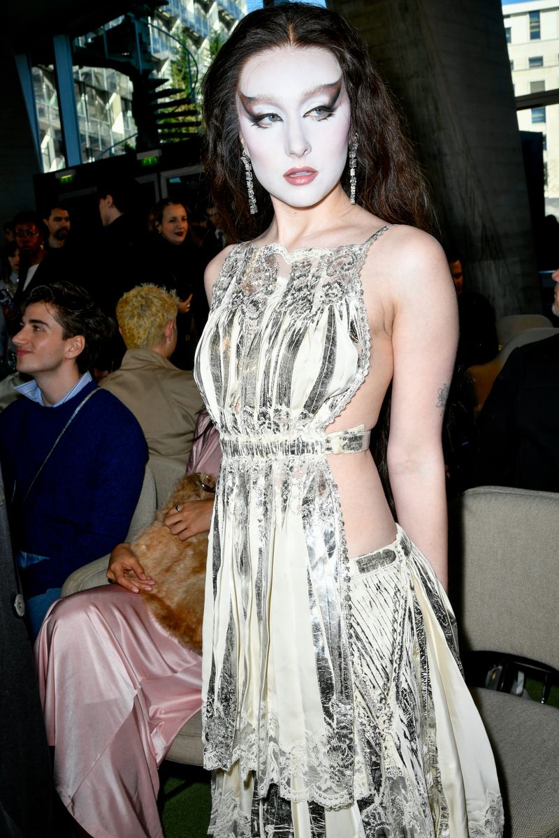 Chappell Roan at the Rabanne Fall RTW 2025 fashion show as part of Paris Fashion Week 2025