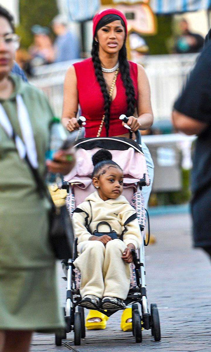Cardi B takes daughter Kulture to Disneyland for a day of fun