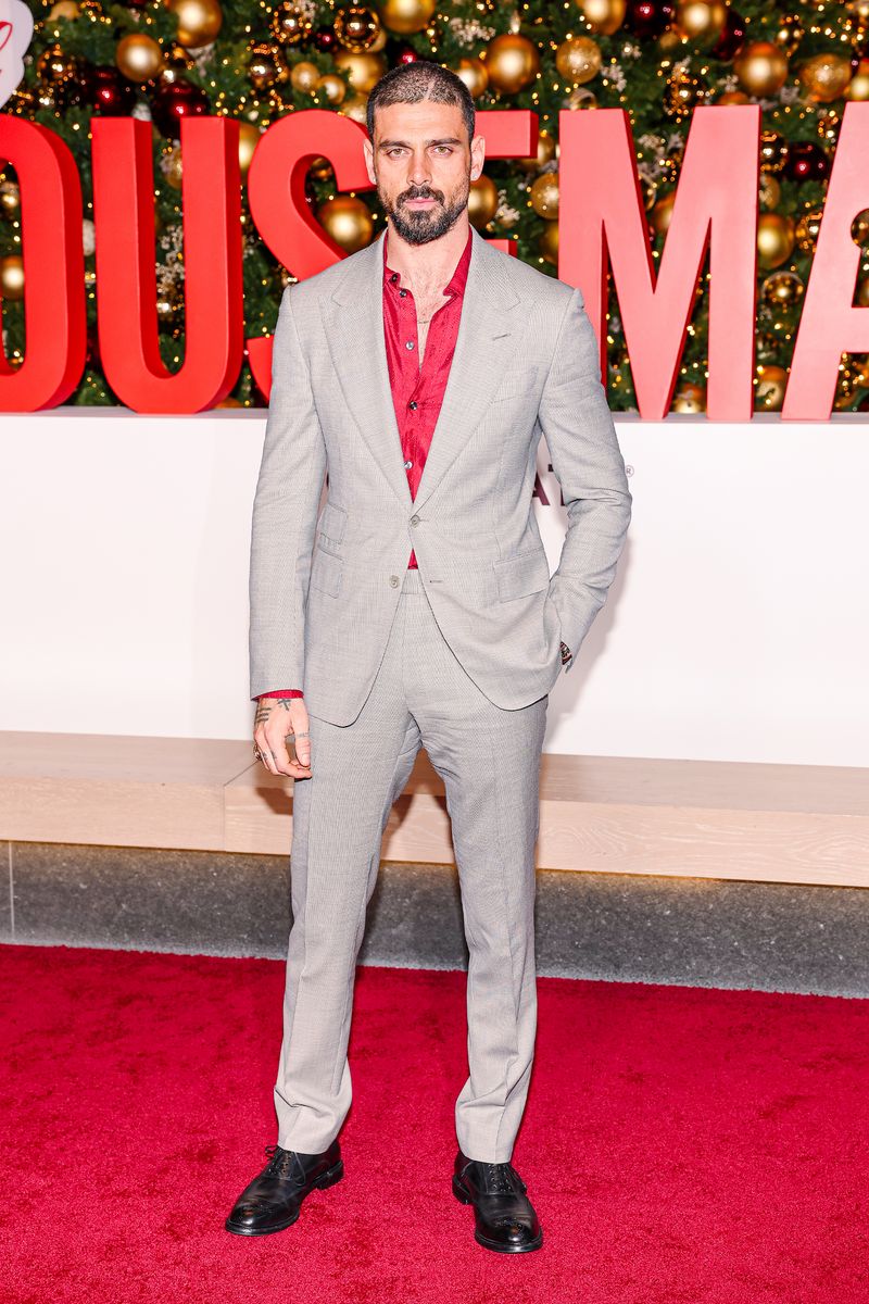 Michele Morrone attends "The Housemaid" New York screening at 787 Seventh Ave on December 02, 2025 in New York City