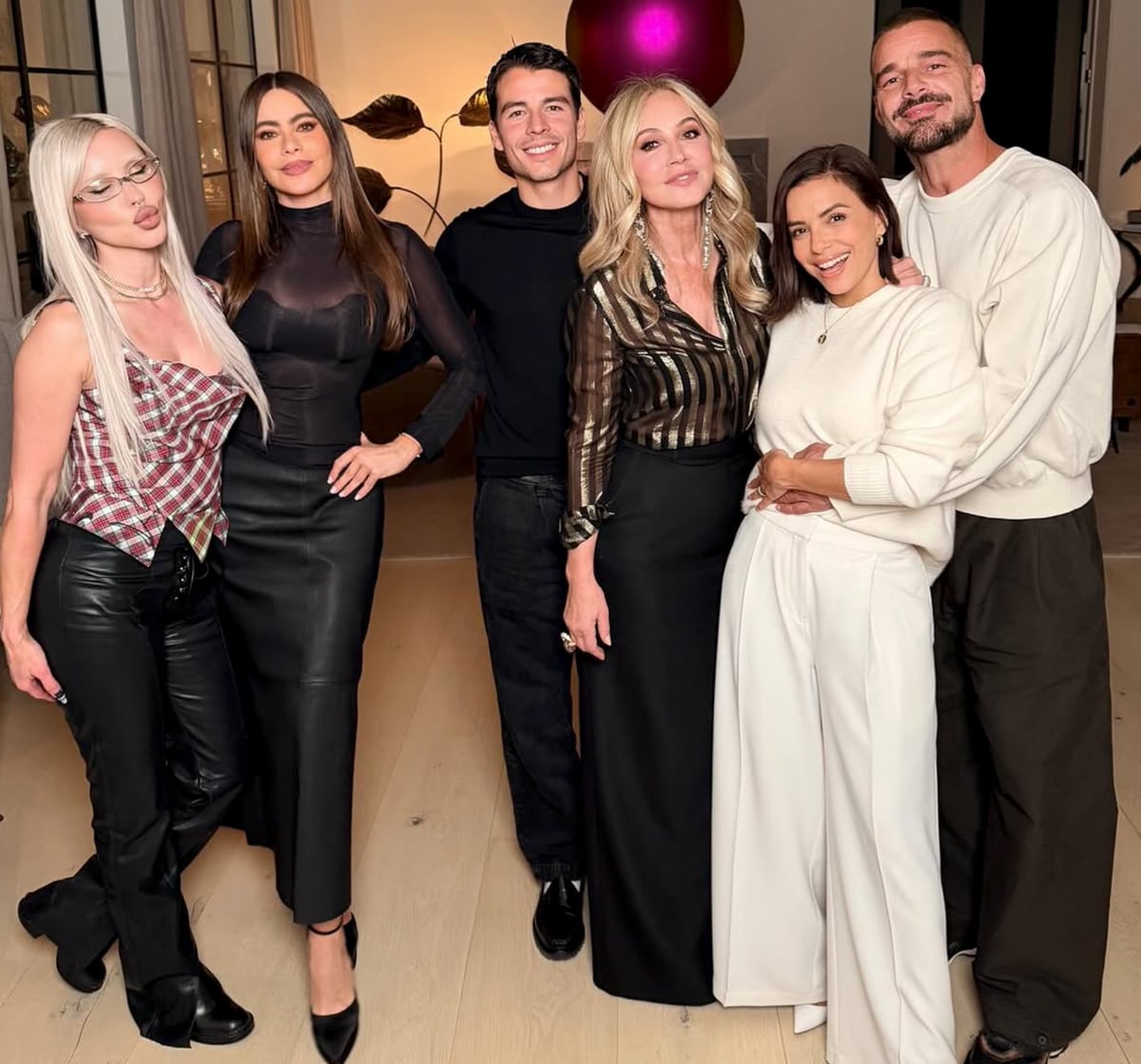 The dinner brought together some of Hollywood’s brightest personalities, each showcasing their own take on holiday glamour.