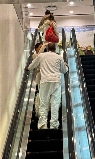 Kanye West and Bianca Censori appear together again shopping at a Tokyo mall, dispelling rumors of their separation.
