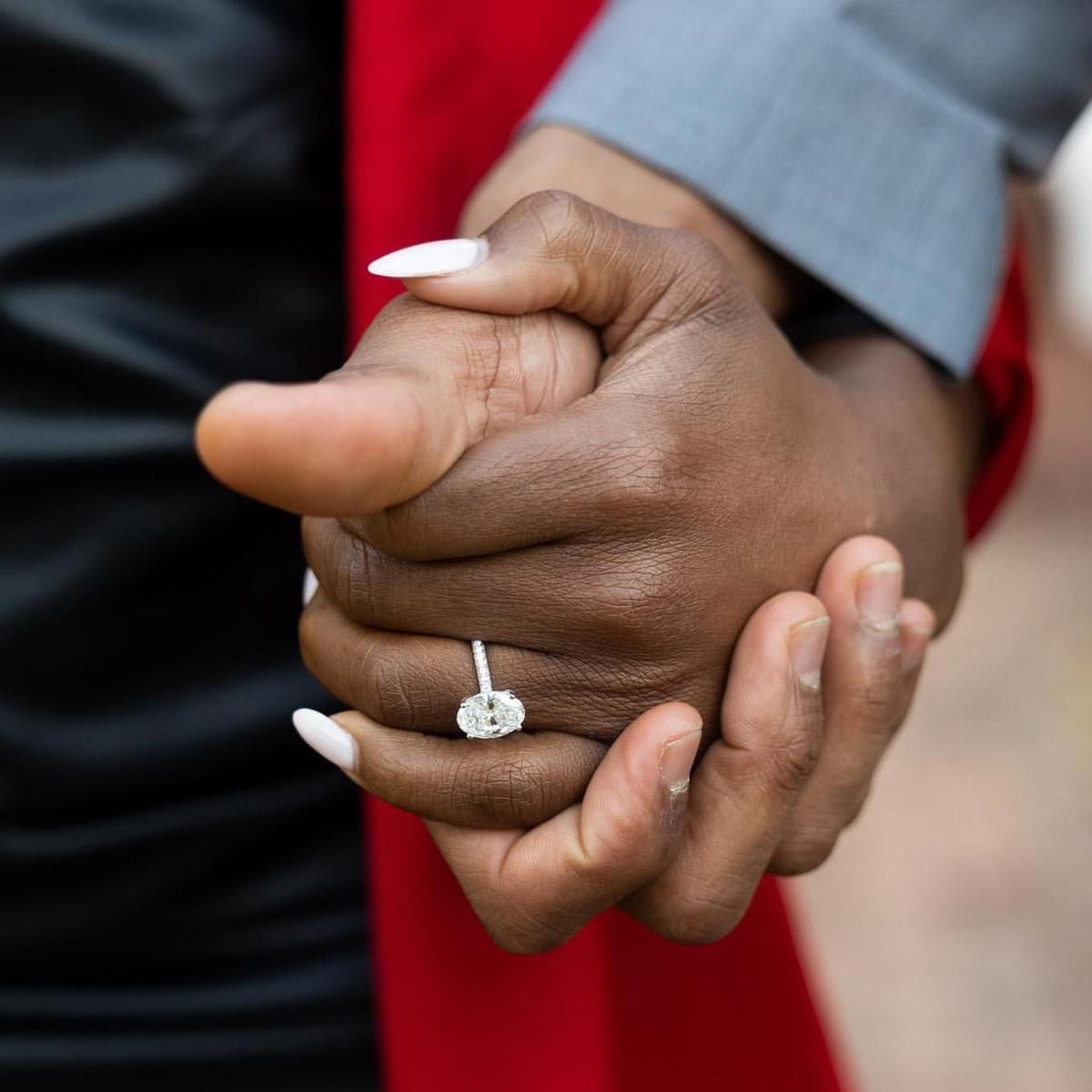 Simone Biles and Jonathan Owes