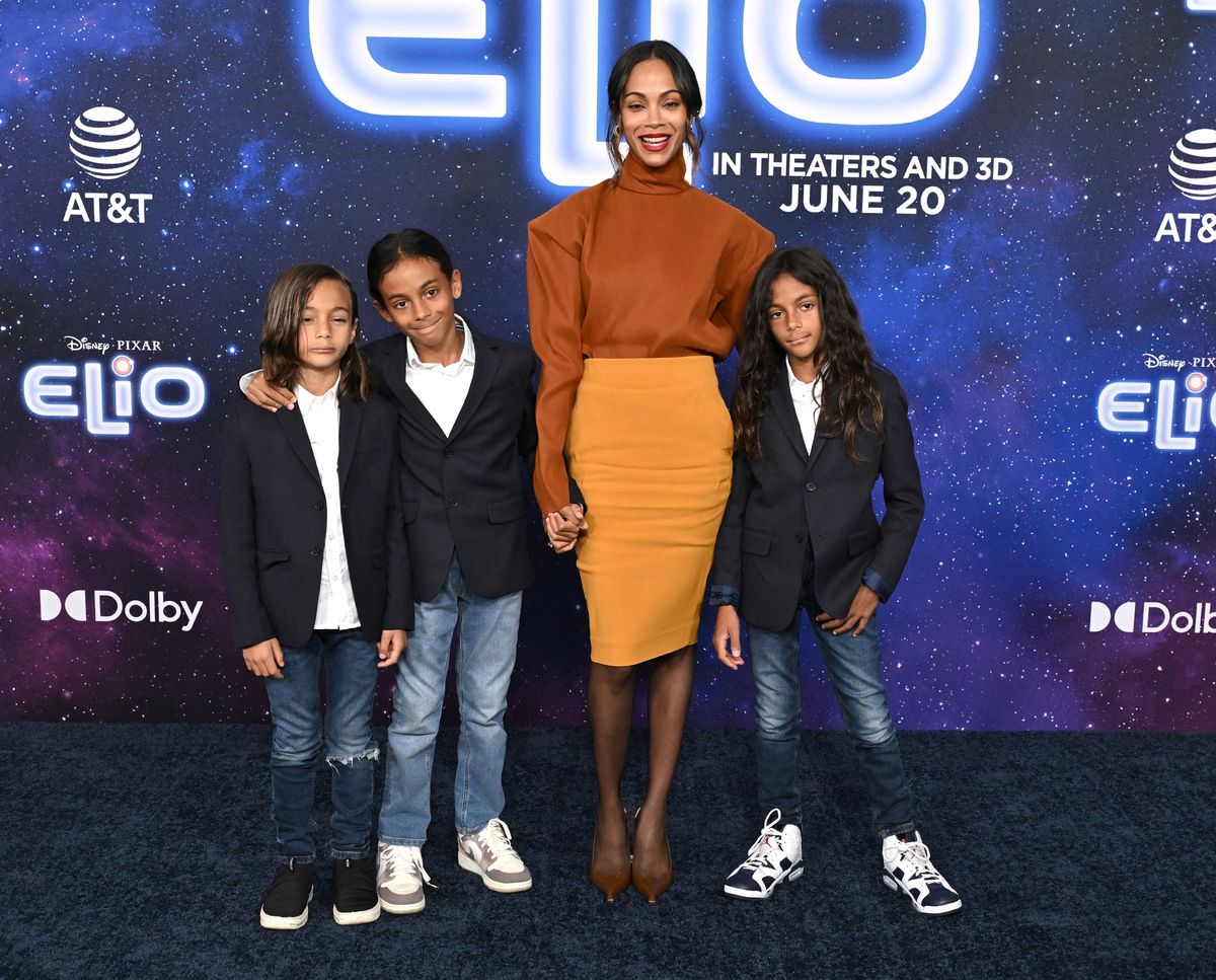 Saldaña's parenting philosophy extends to cinema, using classic films to spark conversations about storytelling, culture, and creativity.   