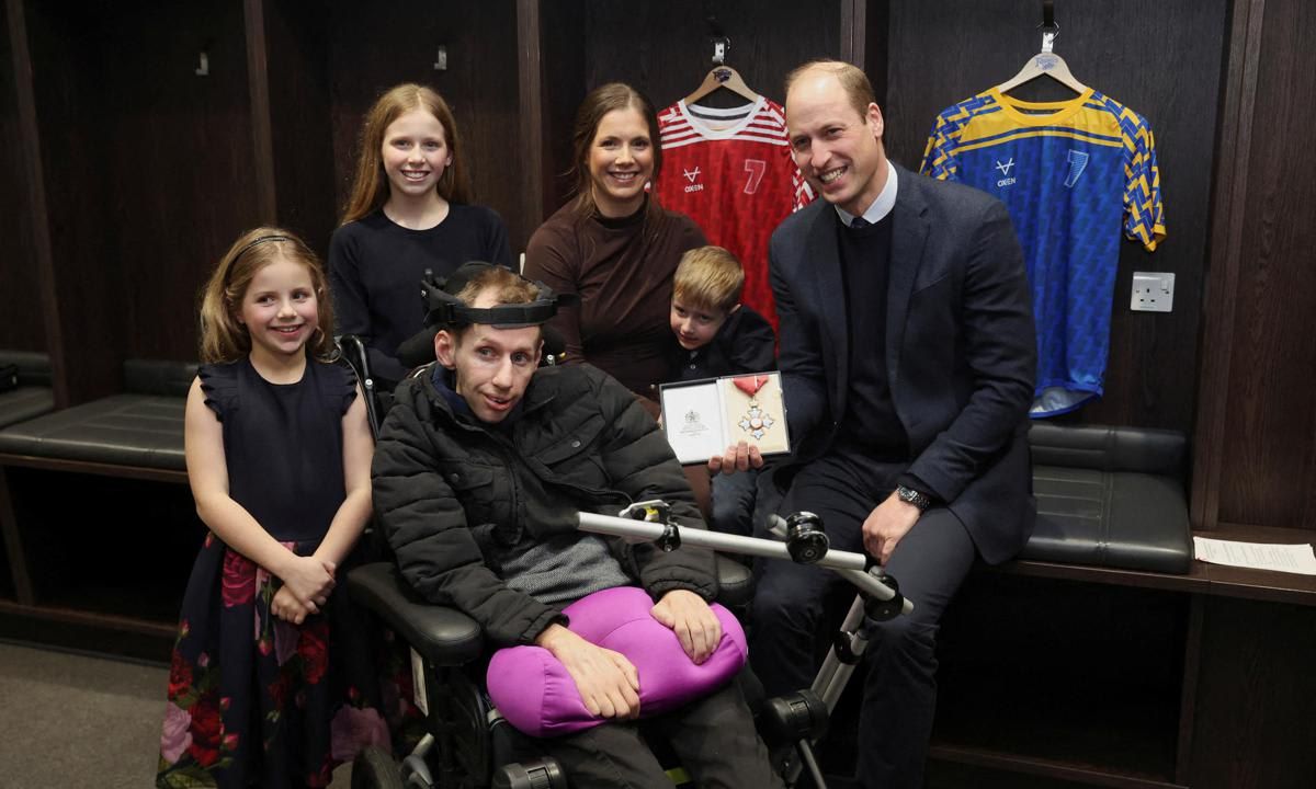 Mike Tindall revealed Prince William's nickname on Rob Burrow's podcast in 2023. The Prince of Wales met with Rob on Jan. 11, 2024.