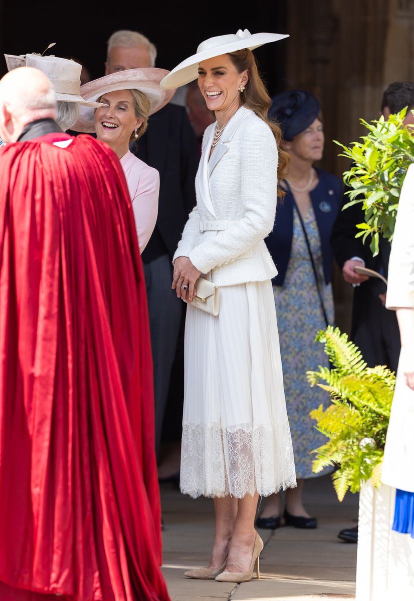 The Princess of Wales pictured at the Order of the Garter service on June 16, 2025