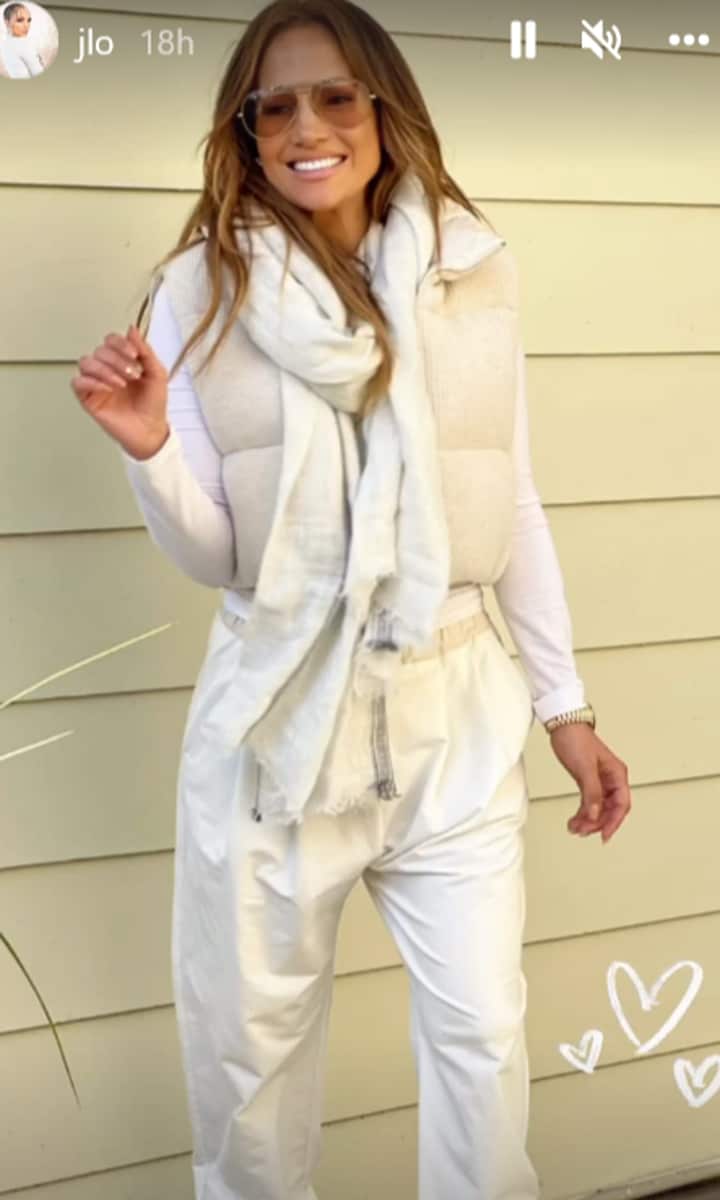 Jennifer Lopez Instagram stories