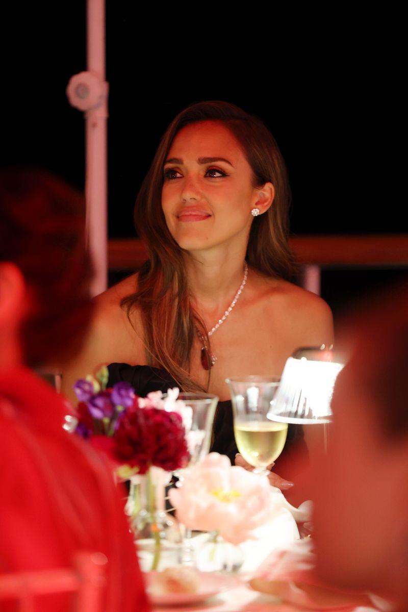Jessica Alba attends the Red Sea Film Foundation's "Women In Cinema" Gala at Hotel du Cap-Eden-Roc on May 15, 2025 in Cap d'Antibes, France. (Photo by Hoda Davaine/Getty Images for Red Sea Film Foundation)