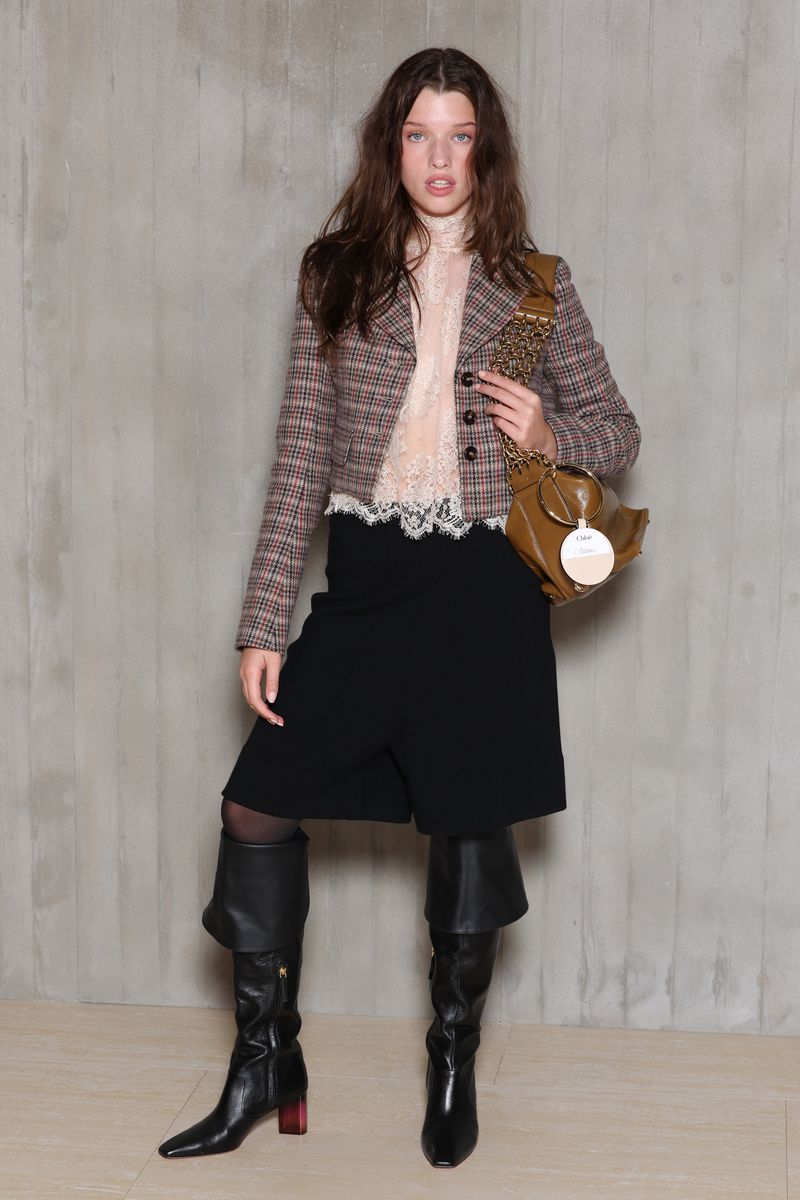 Ever Anderson attends 2024 Paris Fashion Week 